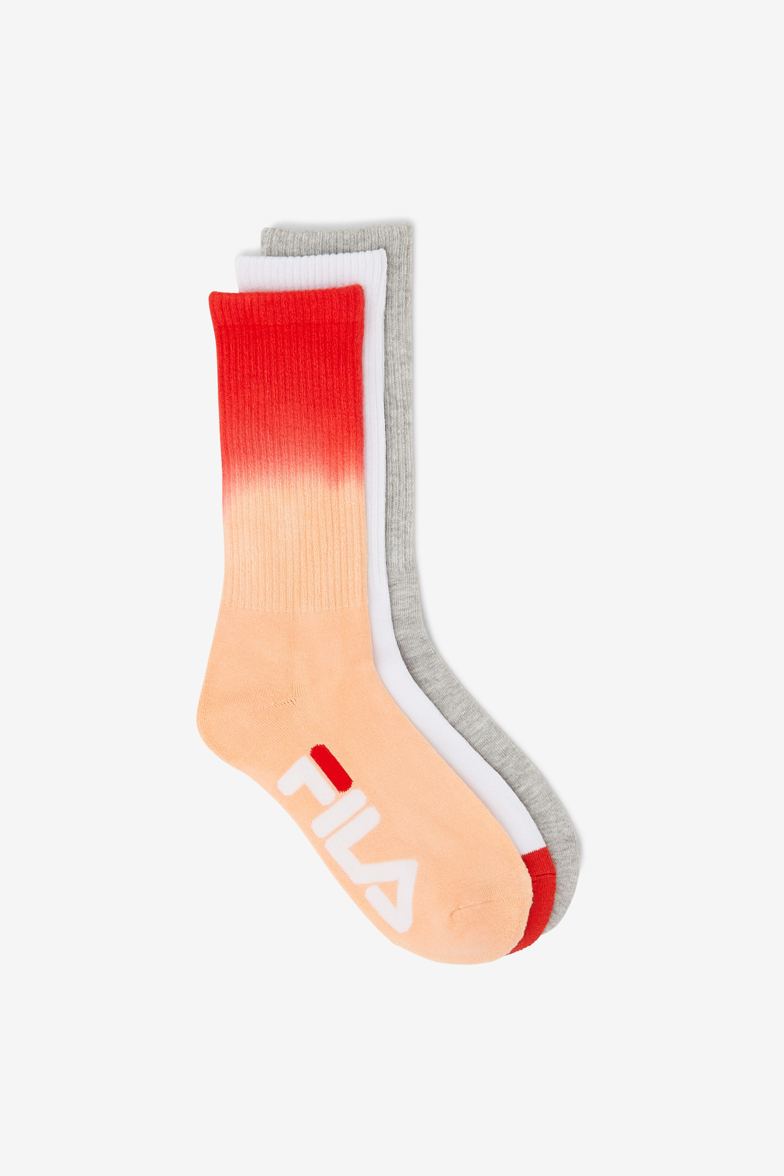Women's Dip Dye Crew Sock 3-pack - Socks, Hats & Accessories | Fila 691115802636